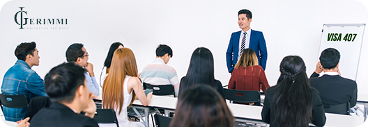 Học viên trao đổi trong chương trình Hybrid 1+2 của Gerimmi và Signet